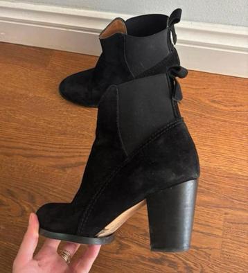 Zara suede enkelboots, chelsea laarzen, pistol boots,maat 37 beschikbaar voor biedingen