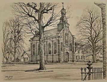 Maarn ... "N.H. kerk te Maarsbergen" ... beschikbaar voor biedingen