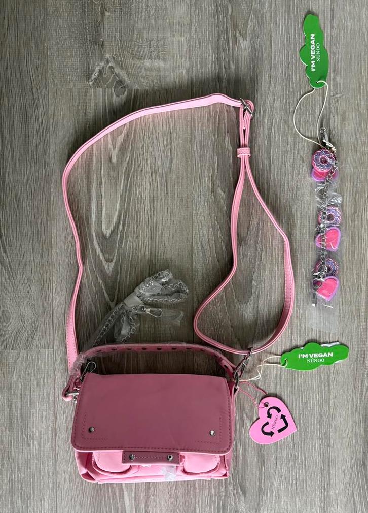 Nieuw! Nunoo Small Honey tas roze, Sieraden, Tassen en Uiterlijk, Tassen | Schoudertassen, Nieuw, Roze, Ophalen of Verzenden