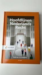 C.J. Loonstra - Hoofdlijnen Nederlands recht, Boeken, Wetenschap, C.J. Loonstra, Ophalen of Verzenden, Zo goed als nieuw