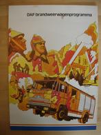 DAF Brandweer Programma ca 1975 Brochure - NL Brandweerwagen, Ophalen, Zo goed als nieuw, Overige merken, DAF