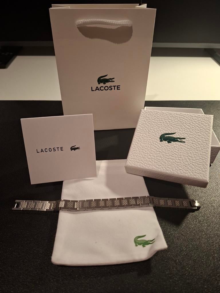 Lacoste Armband - Nieuw in verpakking, Ophalen of Verzenden, Nieuw, Zilver, Zilver