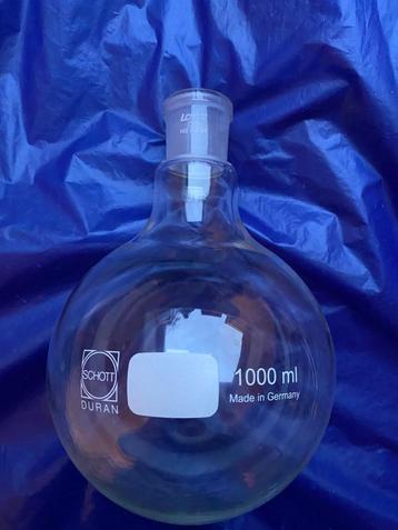 Rondbodemkolf 1000ml met NS29/32(laboratorium-destillatie)  beschikbaar voor biedingen