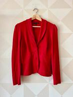 King Louie Daisy Blazer jasje colbert rood M/38 zgan, Kleding | Dames, Maat 38/40 (M), Ophalen of Verzenden, Zo goed als nieuw