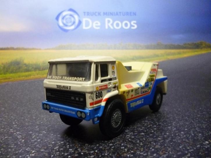 DAF 3600 De Rooy dakar team, Hobby en Vrije tijd, Modelauto's | 1:50, Zo goed als nieuw, Bus of Vrachtwagen, Lion Toys, Ophalen of Verzenden