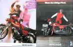 18 vintage advertenties reclames Hercules motorfiets 1975-82, Motoren, Ophalen