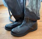 Mooie leren laarzen JJFootwear mt 41 XL, Kleding | Dames, Schoenen, Ophalen, Zo goed als nieuw, Zwart, Hoge laarzen
