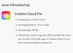Adobe Creative Suite lidmaatschap, Ophalen of Verzenden