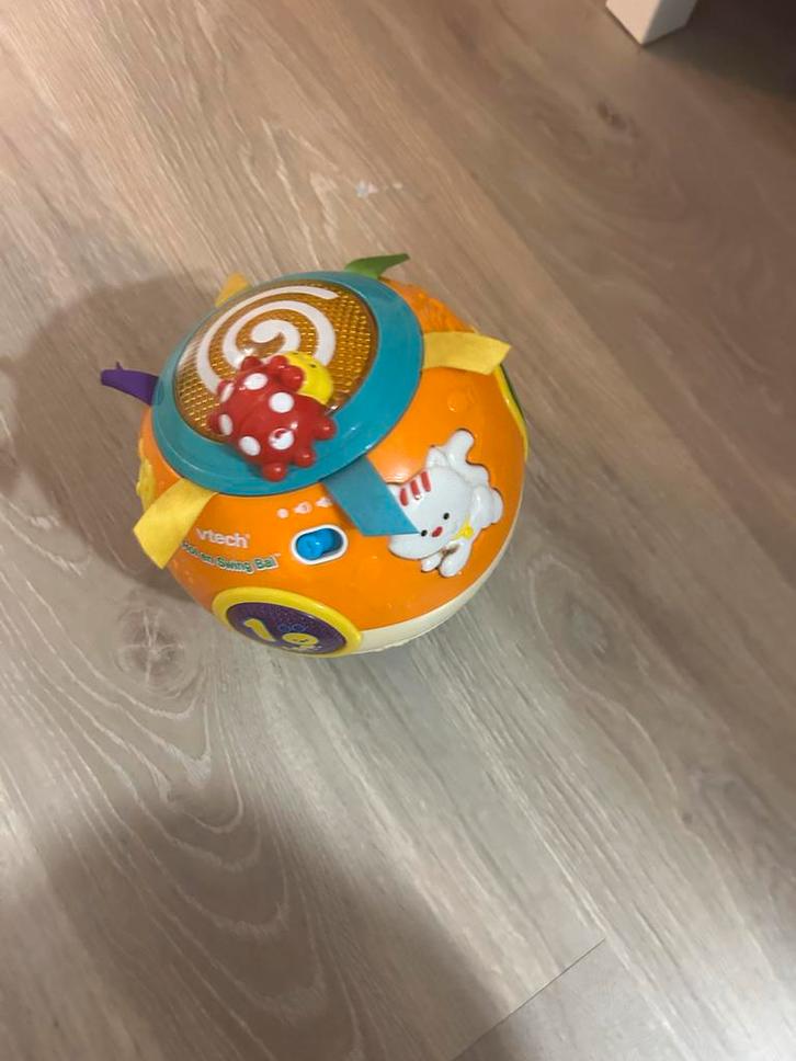 Vtech Rol en Swing Bal, Kinderen en Baby's, Speelgoed | Babyspeelgoed, Zo goed als nieuw, Overige typen, Met licht, Ophalen
