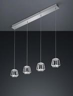 Trio QUIRL Pendant / Hanging LED Lamp 4x4.5W · Chrome, Nieuw, Ophalen of Verzenden, 75 cm of meer, Hanging Lamp