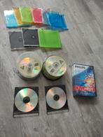 dvd-r 5x, cd-r 60st, 10 lege hoesjes, Computers en Software, Beschrijfbare discs, Nieuw, Ophalen