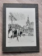 Pentekening Overschie J. Verhagen, Ophalen of Verzenden