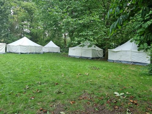 Legertenten/ Slaaptenten / groepstenten 5x5 (KOOP), Caravans en Kamperen, Tenten, Zo goed als nieuw, Ophalen of Verzenden