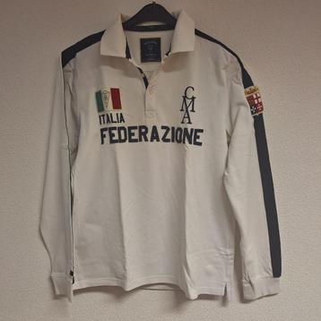 Squadra Nazionale heren shirt lm, wit, XXL  beschikbaar voor biedingen