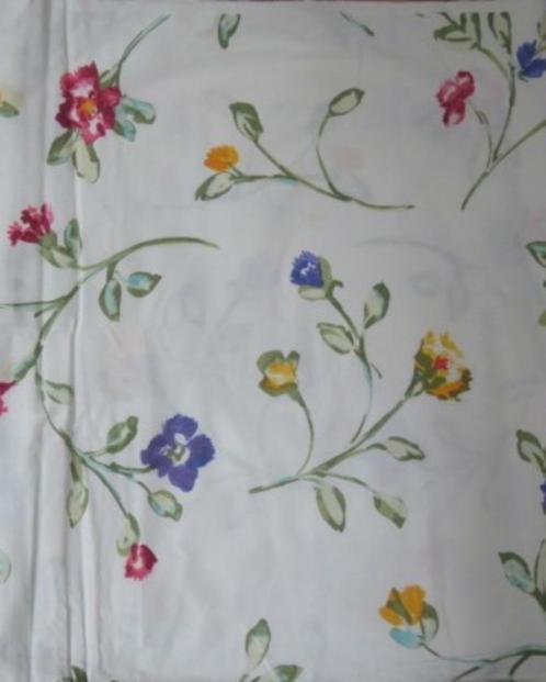 Vintage lap stof creme met veldbloemen NIEUW, Hobby en Vrije tijd, Stoffen en Lappen, Nieuw, Katoen, 120 cm of meer, 30 tot 200 cm
