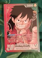 One piece tcg kaarten Luffy,Law,Crocodile,Zoro, Ophalen of Verzenden, Zo goed als nieuw, Losse kaart