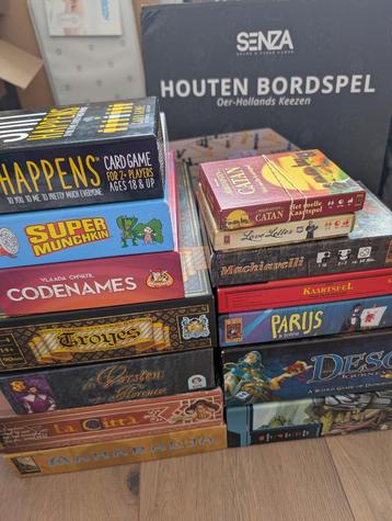 Bordspellen beschikbaar voor biedingen