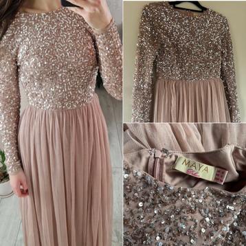 Maya Deluxe pailletten jurk S beschikbaar voor biedingen