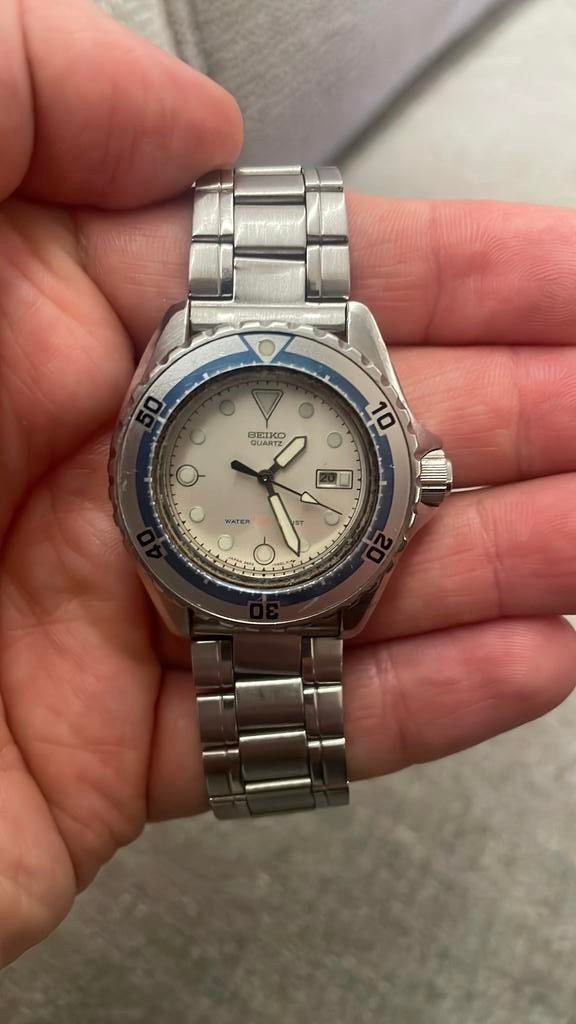 Seiko japan 2625, Ophalen, Seiko, Staal, Polshorloge