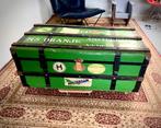 Hutkoffer vintage, Huis en Inrichting, Woonaccessoires | Kisten, Ophalen, Gebruikt, Minder dan 50 cm, Minder dan 50 cm