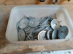 Dakschroeven met drukverdeelplaten voor isolatie 4,8*90mm, Doe-het-zelf en Verbouw, IJzerwaren en Bevestigingsmiddelen, Ophalen of Verzenden