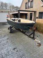 Terhi Micro Fun consoleboot met Suzuki 6pk + trailer, Ophalen, 3 tot 6 meter, Buitenboordmotor, Polyester