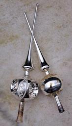 Antieke piek zilverglas originele verpakking 2 stuks, Ophalen of Verzenden