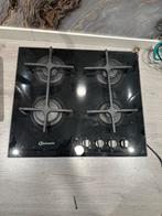 Bauknecht Gaskookplaat - 4 Zones, Ophalen, Gebruikt, 4 kookzones, Inbouw
