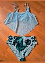 Nieuwe 2XL Bikini met Bladerprint. Lichte cupvulling., Ophalen of Verzenden, Nieuw, Groen, Bikini