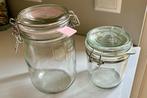 Weckpotten 1 l. (€2,25; 4= € 8,-) of 0,5 l. (€1,75; 4= €6,-), Ophalen, Zo goed als nieuw