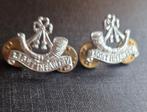 Light Infantry collar badges, Ophalen of Verzenden, Landmacht, Nederland, Embleem of Badge