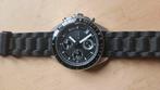 Fossil horloge, zwart, 38mm,, Overige merken, Gebruikt, Staal, Polshorloge