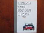 Europa-Cup Renault Sport Spider (1997), Ophalen of Verzenden, Nieuw, Renault