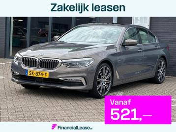 BMW 5-serie 520i High Executive/2E EIG/LEDER/PANO-DAK/CAMERA beschikbaar voor biedingen