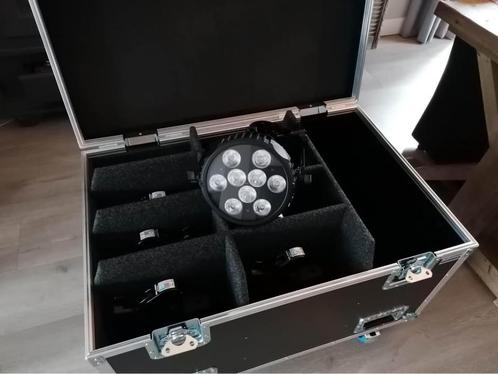 16x Showtec Powerspot q9 tour incl Flightcase z.g.a.n, Muziek en Instrumenten, Licht en Laser, Zo goed als nieuw, Licht, Ophalen