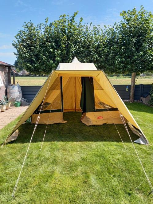 3 persoons katoenen tent, Caravans en Kamperen, Tenten, tot en met 3, Gebruikt, Ophalen