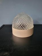 Vintage plafondlamp/plafonniere egellamp glas, Ophalen of Verzenden, Zo goed als nieuw, Glas