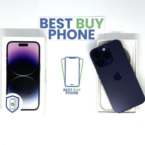 iPhone 14 pro 128GB paars /krasvrij /87% batt /garantie, Telecommunicatie, Mobiele telefoons | Apple iPhone, 128 GB, Zonder abonnement