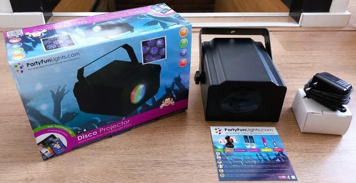 PartyFunLights Disco LED Projector - App bediening, Muziek en Instrumenten, Licht en Laser, Nieuw, Licht, Geluidgestuurd, Kleur