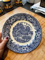 Vintage Blauw Wit Bord, Antiek en Kunst, Ophalen of Verzenden