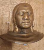 Bronzen indianen hoofd van een jennings casino machine, Ophalen of Verzenden