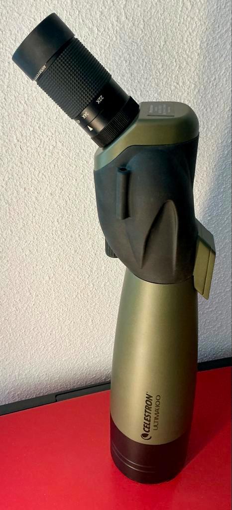 Celestron Ultima 100 Spotting Scope zoom telescoop, Audio, Tv en Foto, Optische apparatuur | Telescopen, Zo goed als nieuw, Lenzentelescoop (refractor)