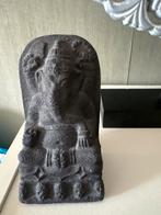 Ganesha Stenen Beeld - Hindoe God van Wijsheid en Succes, Ophalen of Verzenden