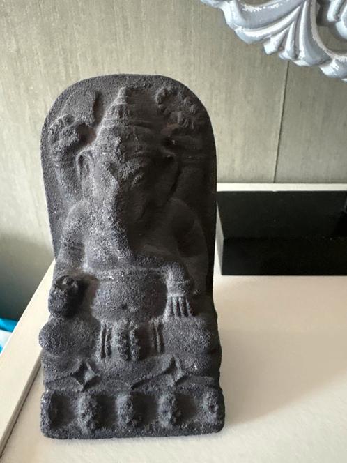 Ganesha Stenen Beeld - Hindoe God van Wijsheid en Succes, Antiek en Kunst, Kunst | Beelden en Houtsnijwerken, Ophalen of Verzenden