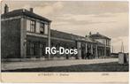 Ansichtkaart - Briefkaart Trein Station Uitgeest 1919, Ophalen of Verzenden, Voor 1920, Gelopen, Noord-Holland
