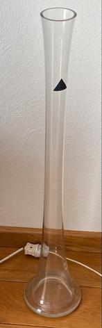 Elegante glazen vaas, Huis en Inrichting, Woonaccessoires | Vazen, Ophalen, Overige kleuren, 75 cm of meer, Glas