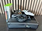 Xbox 360 S, 2controllers, Forza 3, Battlefield 3, Too Human, Met 2 controllers, Ophalen of Verzenden, 250 GB, Gebruikt