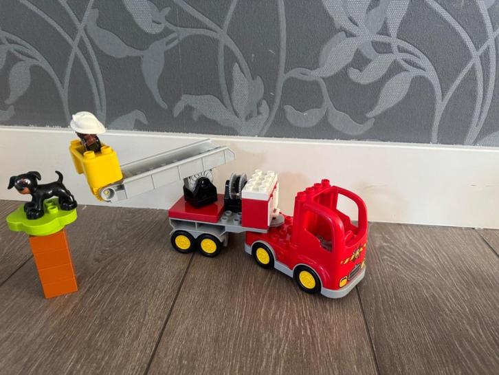 LEGO DUPLO Town Brandweerauto - 10969, Kinderen en Baby's, Speelgoed | Duplo en Lego, Gebruikt, Duplo, Complete set, Ophalen of Verzenden