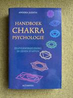 Handboek chakra psychologie - Anodea Judith, Boeken, Achtergrond en Informatie, Spiritualiteit algemeen, Ophalen of Verzenden