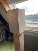 Steigerhouten vloerlamp, Huis en Inrichting, Lampen | Vloerlampen, Ophalen, Zo goed als nieuw, Hout, 150 tot 200 cm